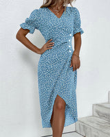 Giselle™ | Floral V-Neck Dress