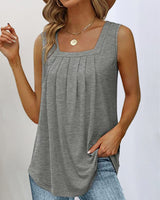 Nora™ | Sleeveless Top with Square Neckline