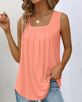 Nora™ | Sleeveless Top with Square Neckline