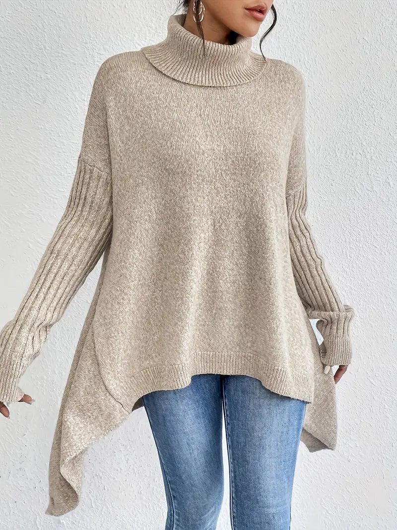 Beatrice | Women's Oversized Turtleneck Sweater