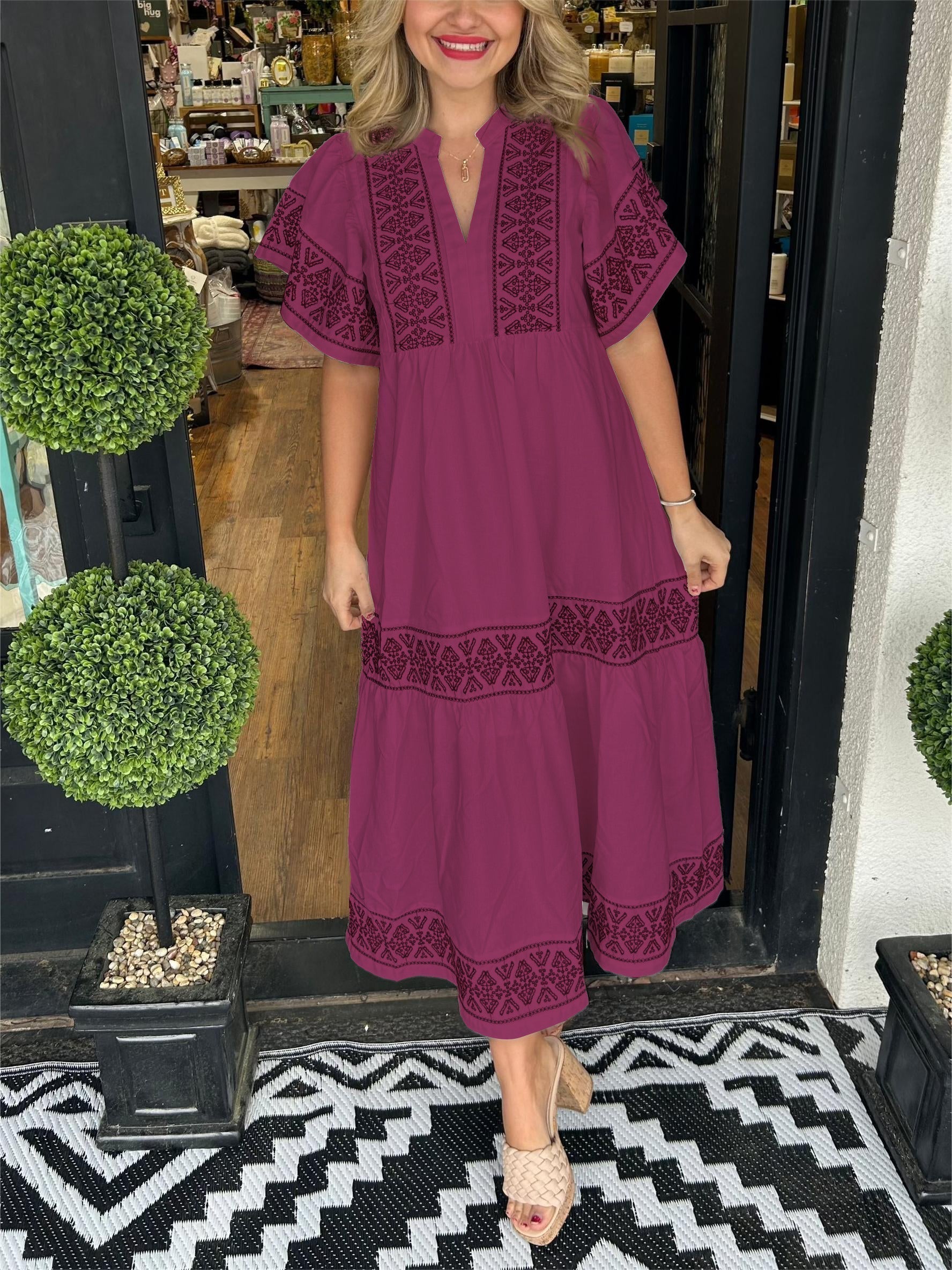 Alyssa™ | Elegant Boho Dress