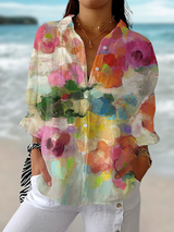Elara™ | Watercolour Dreams Blouse