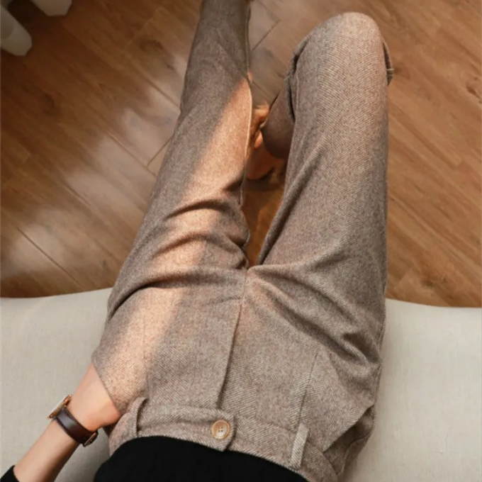 Men’s Tailored Herringbone Pants