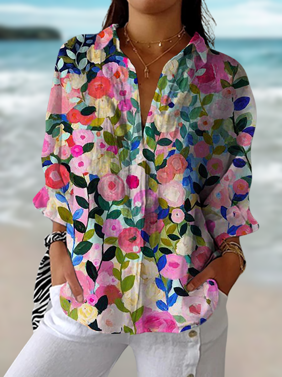 Frida™ | Bloom Canvas Blouse