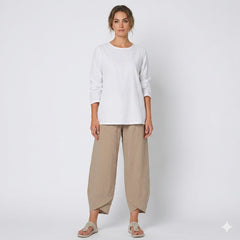 Women’s Relaxed Linen-Blend Pants