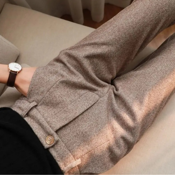 Men’s Tailored Herringbone Pants