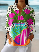 Amara™ | Blooming Vase Blouse