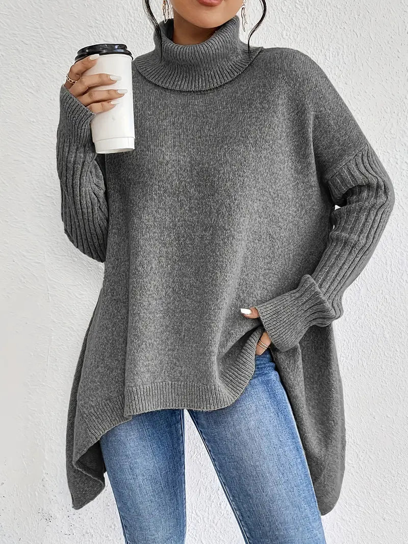 Beatrice | Women's Oversized Turtleneck Sweater