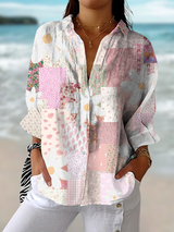 Fanny™ | Patchwork Daisy Blouse