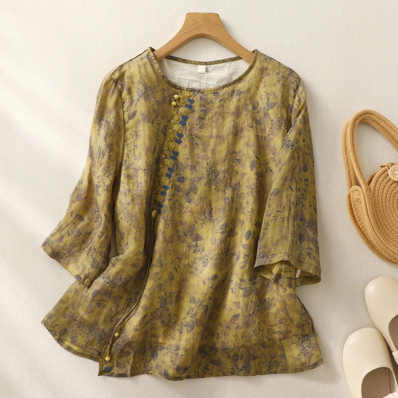 Noy™ | Embroidered Relaxed Blouse