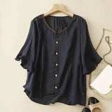 Gia™ | Embroidered Ruffle Sleeve Blouse