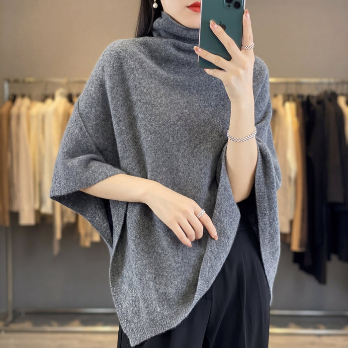 Women's Milan Fine Knit Shawl Jacket - Gray