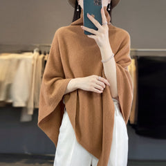 Women's Milan Fine Knit Shawl Jacket - Brown