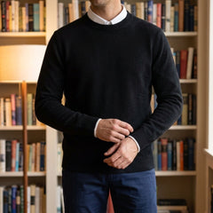 Julian Soft Knit Men's Sweater - Black