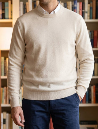 Julian Soft Knit Men's Sweater - Beige