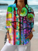 Fenna™ | Artistic Bloom Blouse