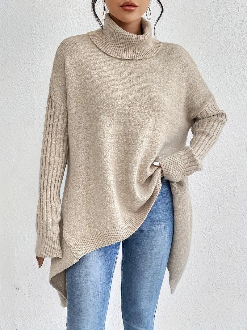 Beatrice | Women's Oversized Turtleneck Sweater