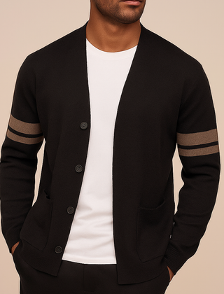 Giancarlo Men's Cardigan - Black
