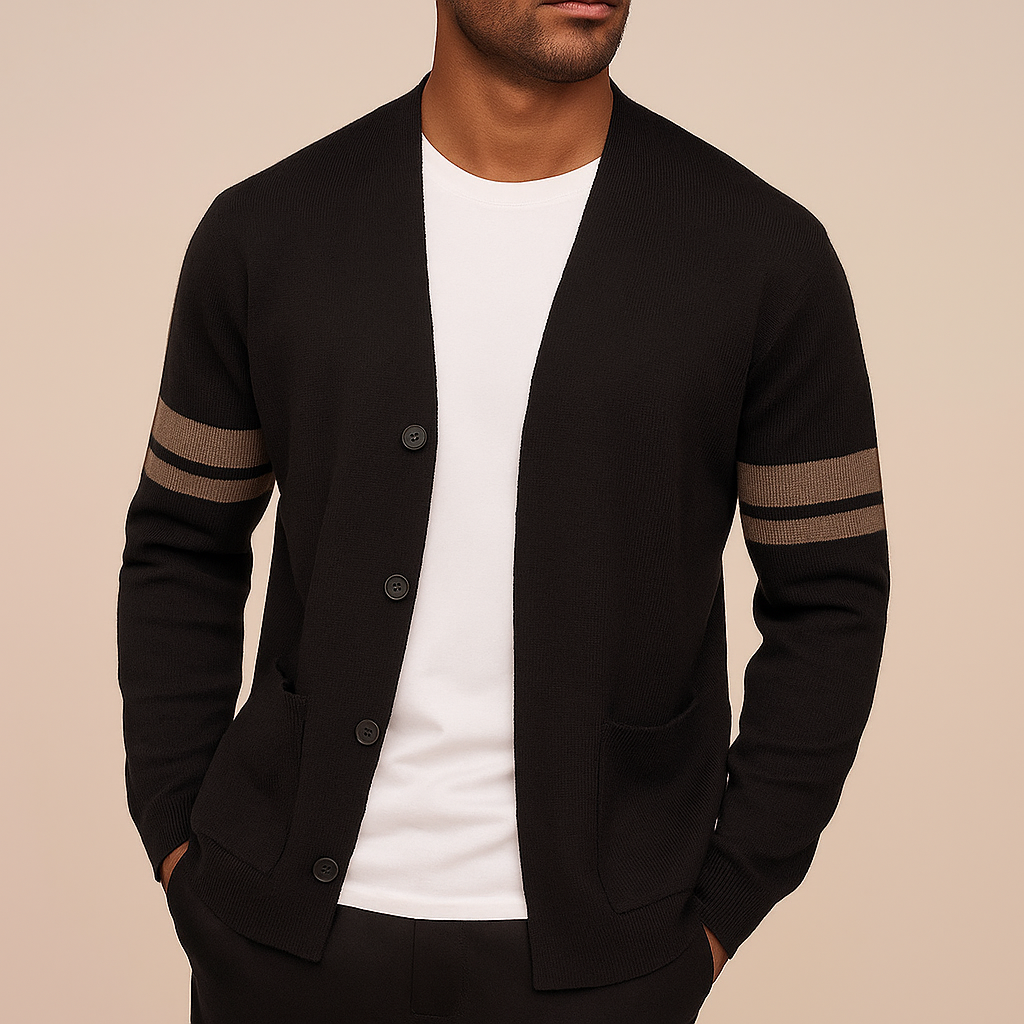 Giancarlo Men's Cardigan - Black