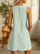 Allison™ |  Striped Tummy covering dress