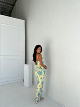 Aisling | Elegant Sleeveless Floral Maxi Dress
