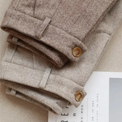 Men’s Tailored Herringbone Pants
