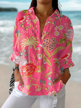 Floriana™ | Tropical Blossom Blouse