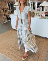 Charlotte™ | Elegant V-Neck Dress