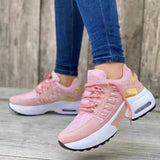Thea | Women's Air Cushion Sneakers Lace-Up Platform Running Trainers
