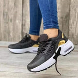 Thea | Women's Air Cushion Sneakers Lace-Up Platform Running Trainers