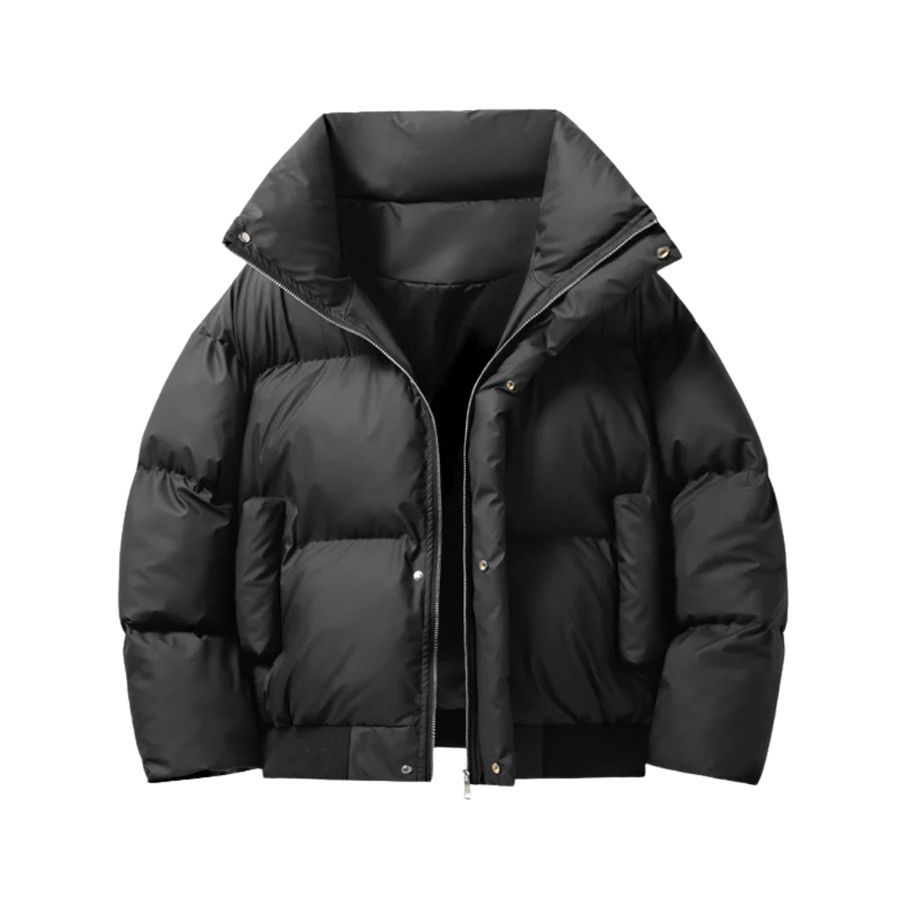 Kingsley Winter Men's Puffer Jacket - Black