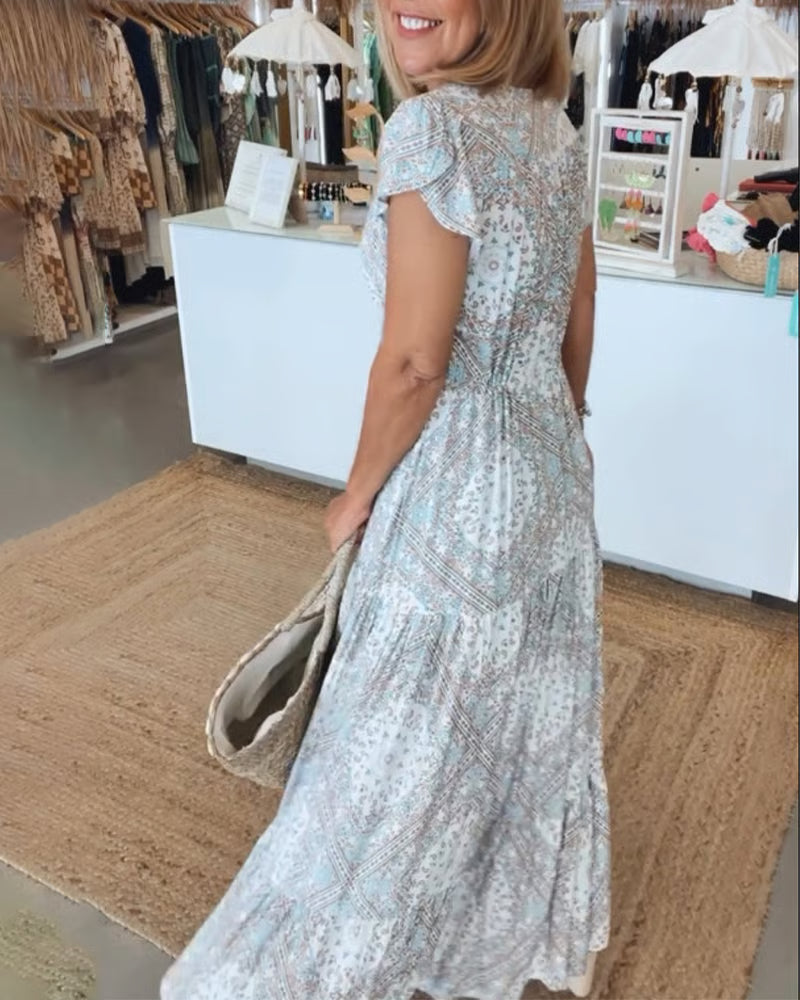 Charlotte™ | Elegant V-Neck Dress