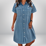 Vianne™ | Soft Summer Denim Dress