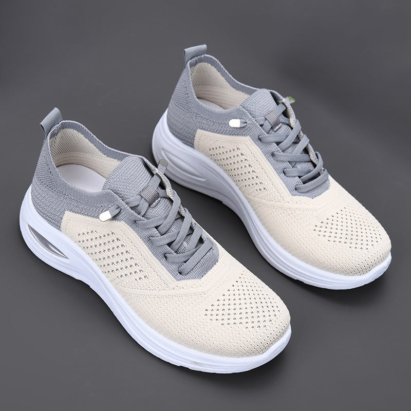 Velra | Women's Mesh Slip-On Sneakers Lightweight Platform Walking Shoes