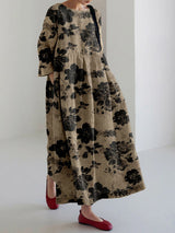 Alison™ | Flowing Botanical Dress