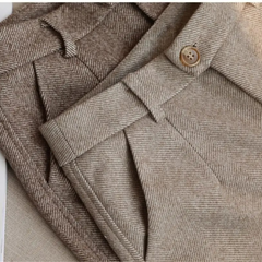 Men’s Tailored Herringbone Pants