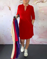 Hanne | Elegant V-Neck Dress