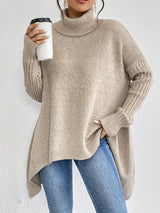 Beatrice | Women's Oversized Turtleneck Sweater