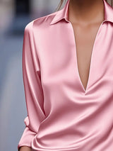 Eva™ | Premium V-Neck Blouse