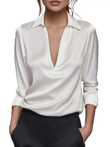 Eva™ | Premium V-Neck Blouse