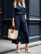 Kayla™ | Capri Pants and Loose Shirt Set