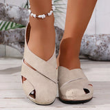 Ella™ | Stylish Round Toe Platform Wedge Sandals