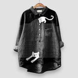 Geraldine™ | Women's Shirt with Dog Print