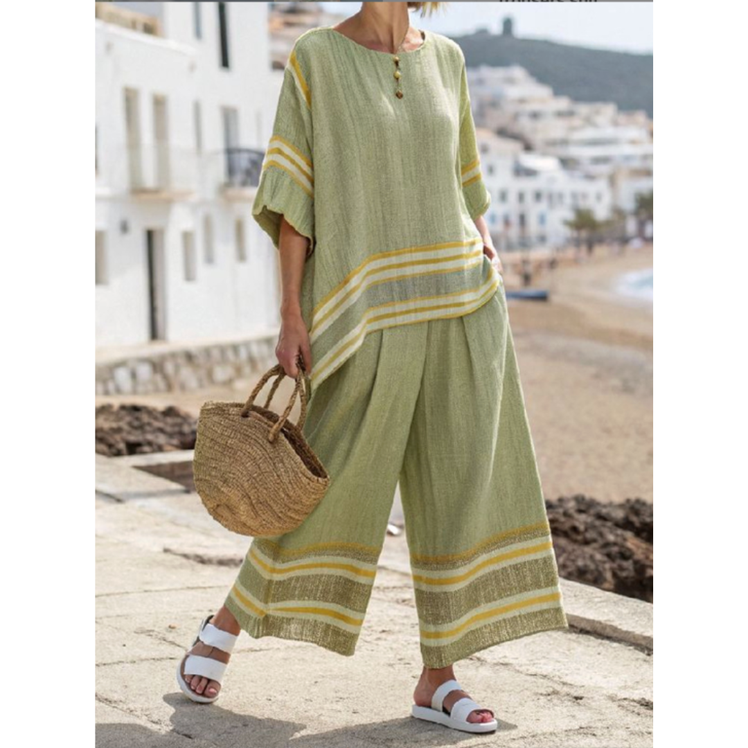 Abbey™ | Striped Two-Piece Set