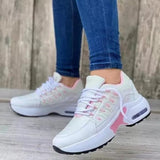 Thea | Women's Air Cushion Sneakers Lace-Up Platform Running Trainers