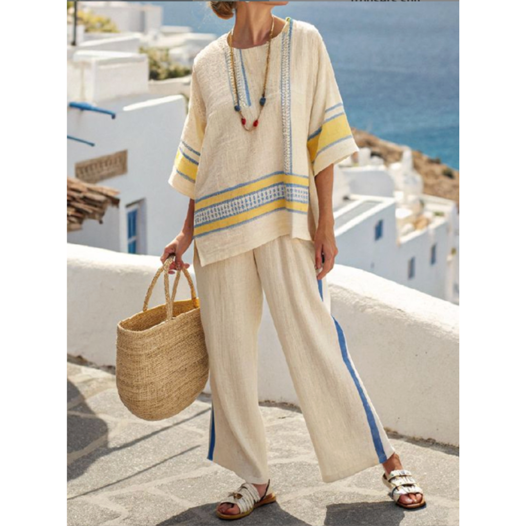 Samantha™ | Striped Two-Piece Set