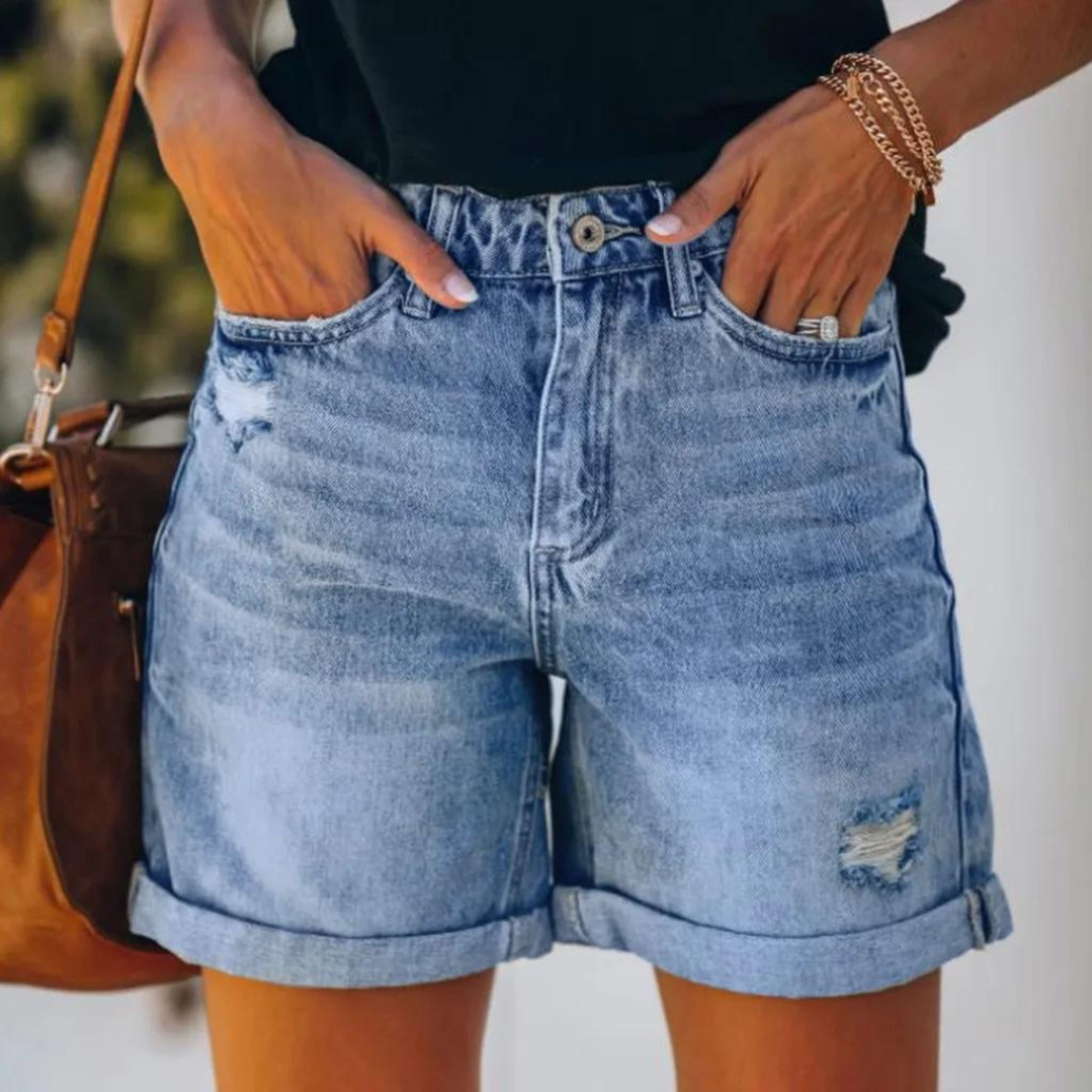 Adele™ | Ladies Shorts - High Waist