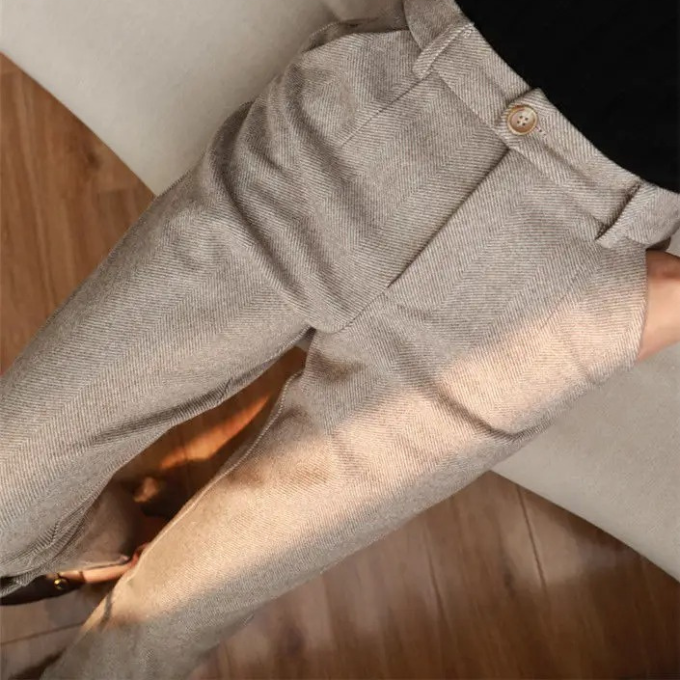 Men’s Tailored Herringbone Pants