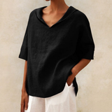 Astrid | Women's Relaxed V-Neck Pullover Top