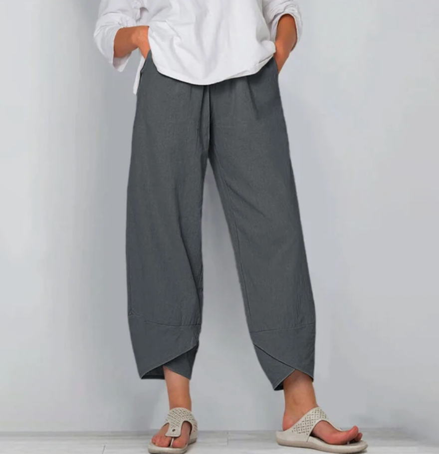 Women’s Relaxed Linen-Blend Pants